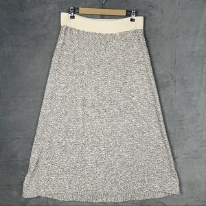 ME+EM Women’s Skirt Size 16 Geometric Black And White Preppy Pull On EUC